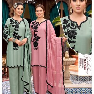 Women's Cotton Printed Suit Set - Black